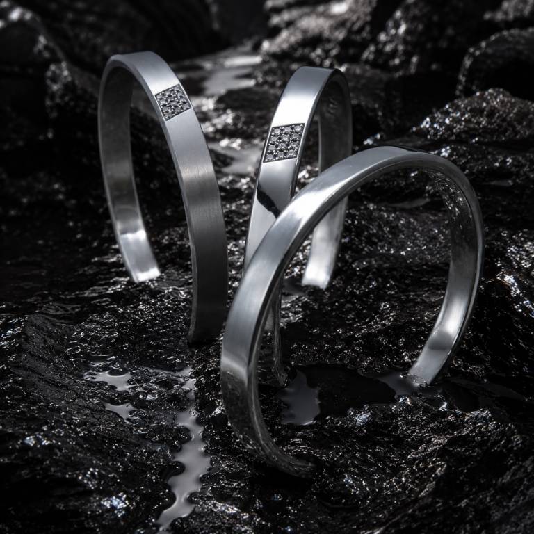 3 bracelets tantale collection